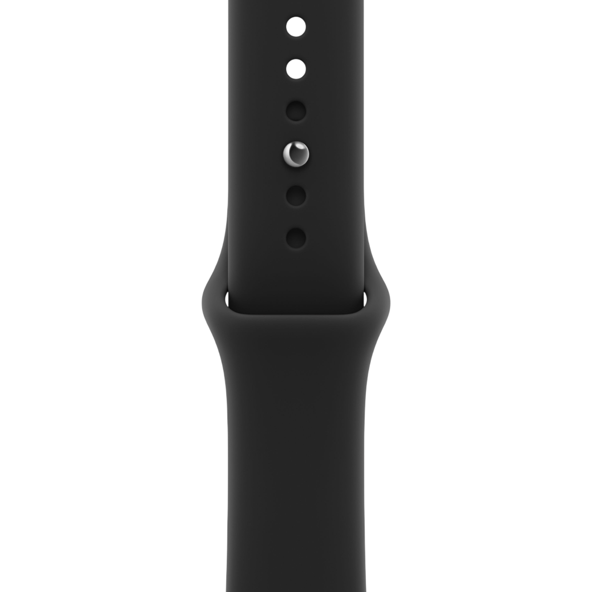 Apple Watch Series 12 GPS 42mm Black Aluminum Case with Black Sport Band - S/M (MJEA4)