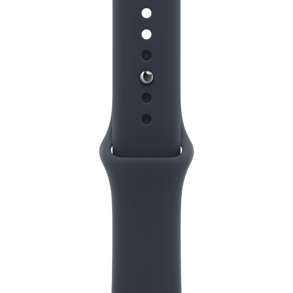 Apple Watch Series 12 GPS 42mm Space Gray Aluminum Case with Navy Blue Sport Band - S/M (MJE74)