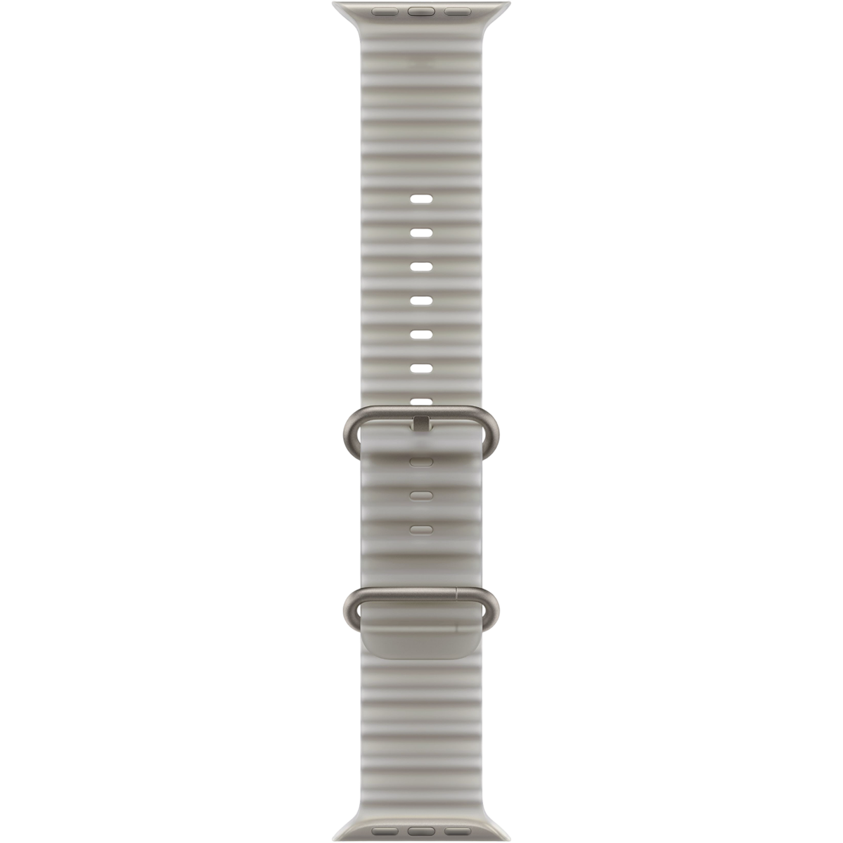 Apple Watch Ultra 4 GPS + Cellular 49mm Natural Titanium Case with Translucent Gray Ocean Band (MJAD4)