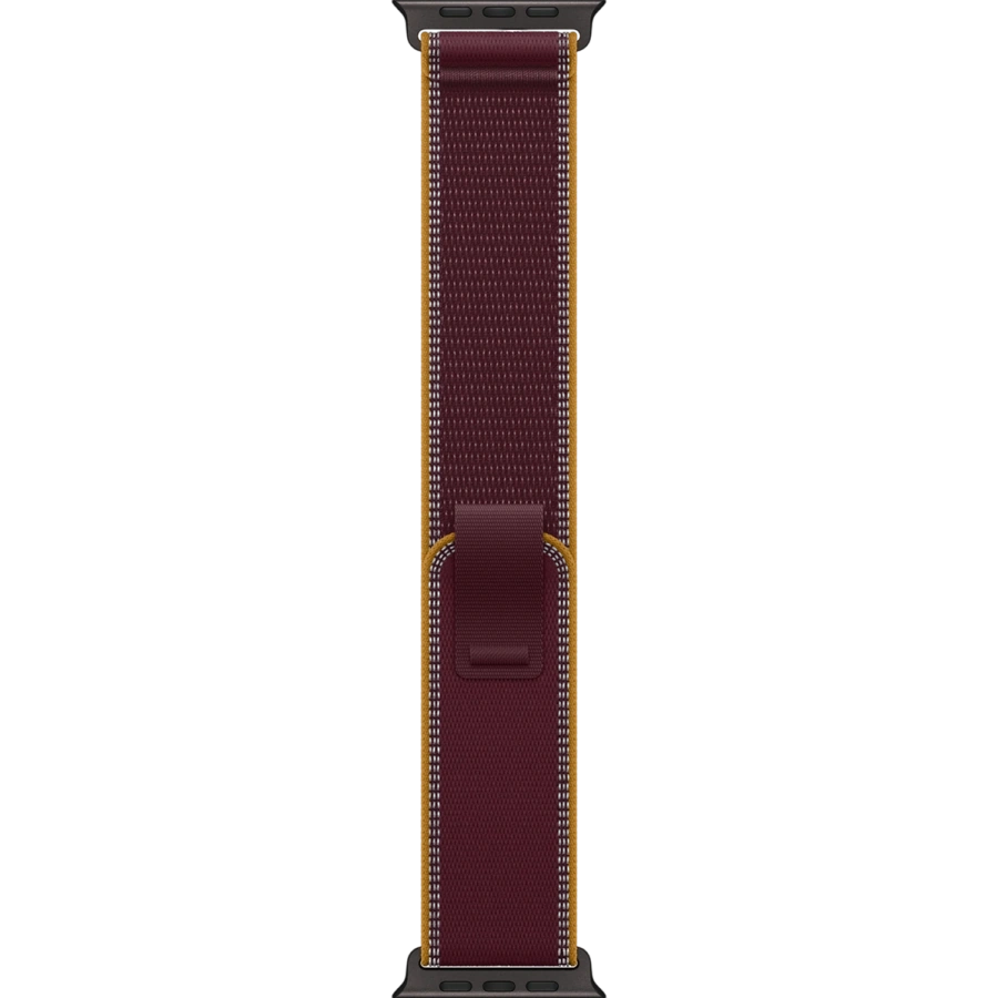Apple Watch Ultra 4 GPS + Cellular 49mm Black Titanium Case with Burgundy Trail Loop - M/L (MJC44)