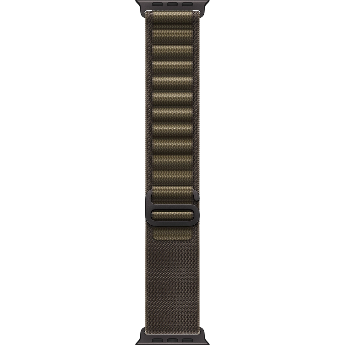 Apple Watch Ultra 4 GPS + Cellular 49mm Black Titanium Case with Dark Olive Alpine Loop - Large (MJCT4+MKDY4)