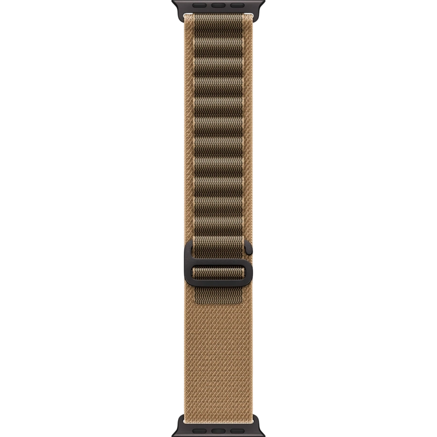 Apple Watch Ultra 4 GPS + Cellular 49mm Black Titanium Case with Desert Alpine Loop - Small (MJCT4+MKF34)
