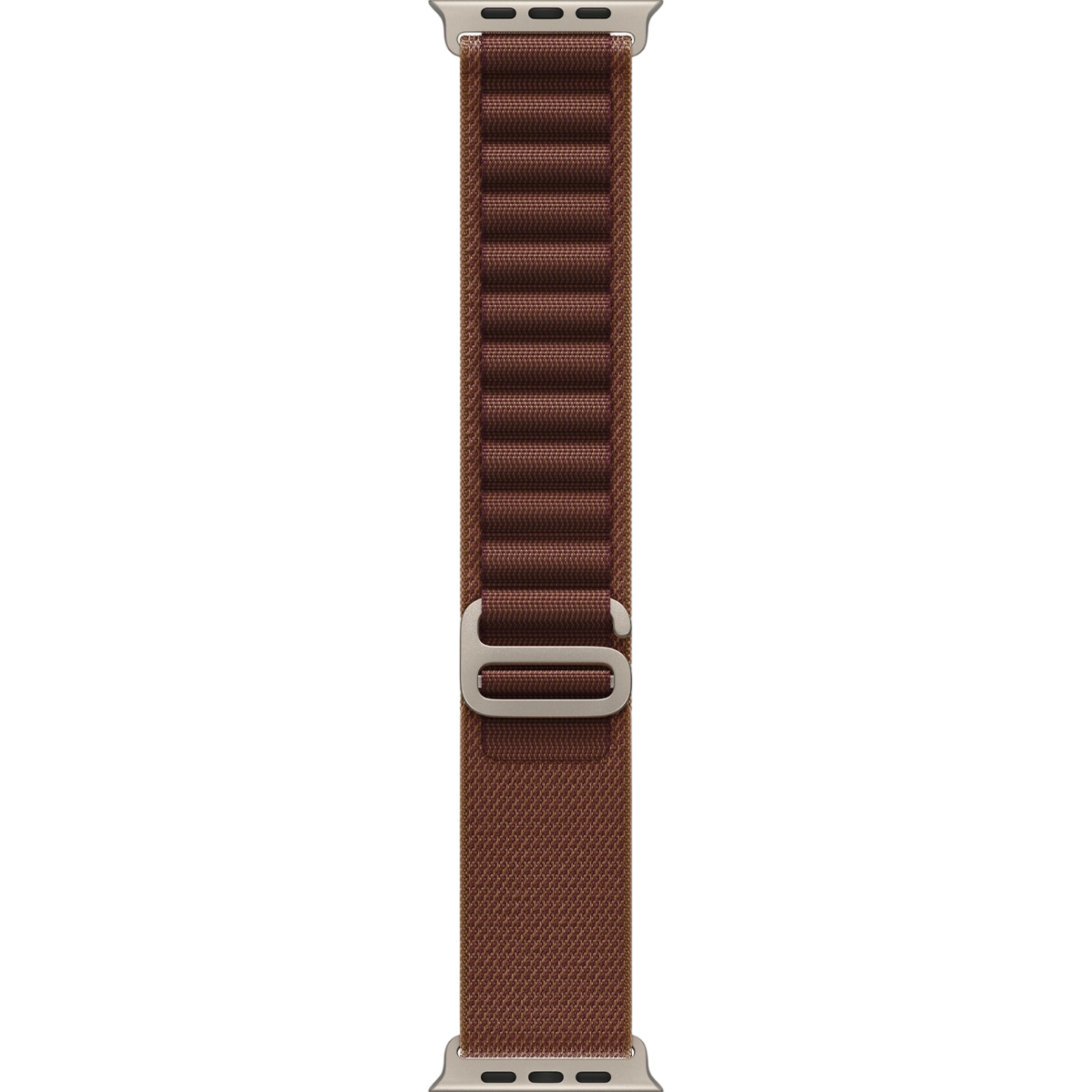 Apple Watch Ultra 4 GPS + Cellular 49mm Natural Titanium Case with Burgundy Alpine Loop - Medium (MJCR4+MK7E4)