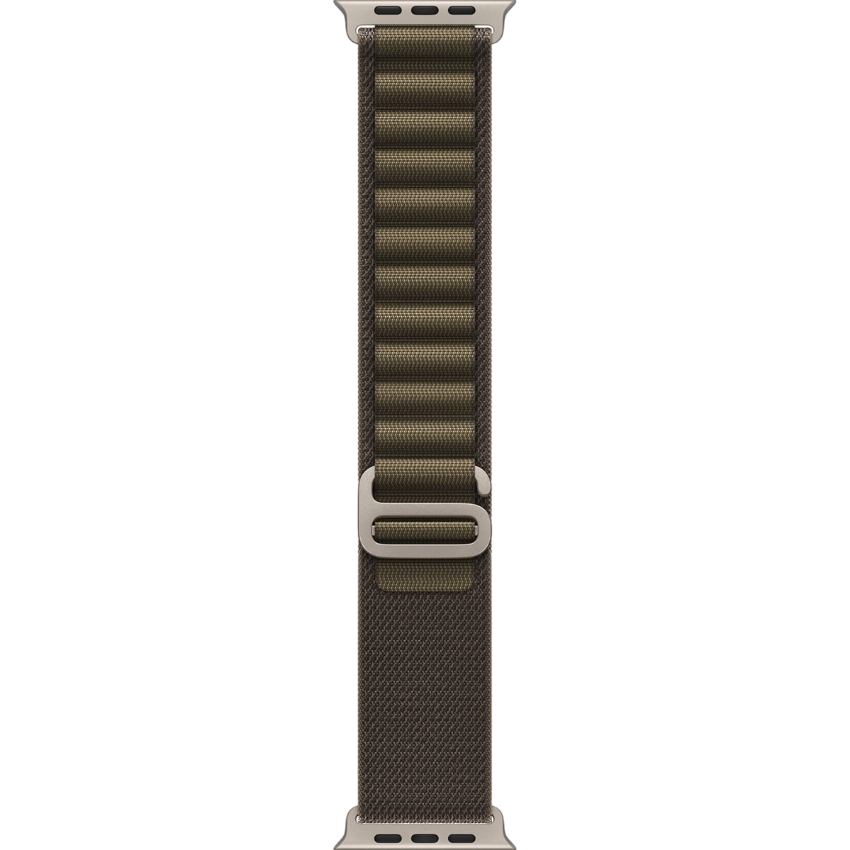 Apple Watch Ultra 4 GPS + Cellular 49mm Natural Titanium Case with Dark Olive Alpine Loop - Medium (MJCR4+MK7A4)