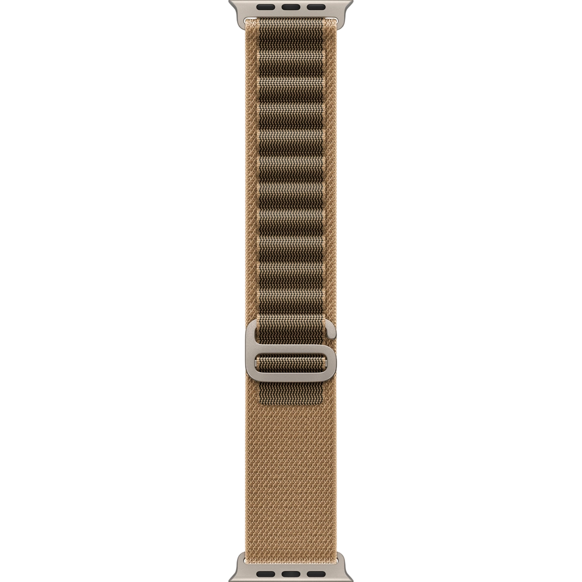 Apple Watch Ultra 4 GPS + Cellular 49mm Natural Titanium Case with Desert Alpine Loop - Large (MJAG4)