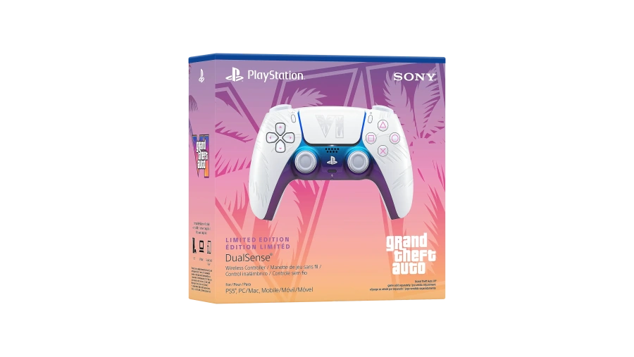 Бездротовий геймпад Sony DualSense - Grand Theft Auto VI White Limited Edition
