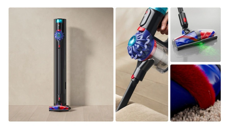 Беспроводной пылесос Dyson V10 Konical + Auto-empty Dok с базой самоочистки - Black Copper (594030-01)