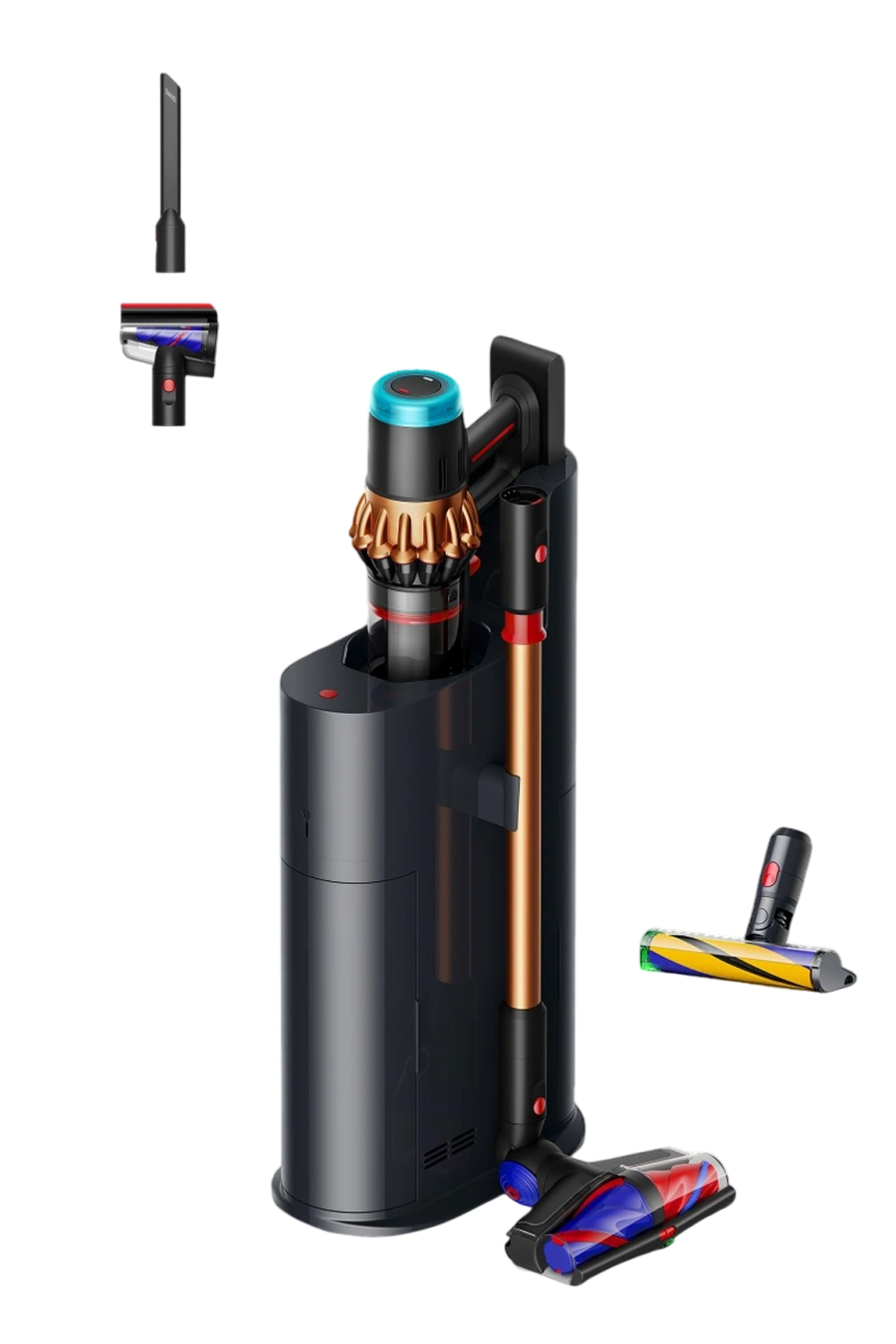 Беспроводной пылесос Dyson V16 Piston Animal + Auto-empty Dok - Black/Copper (630996-01) US