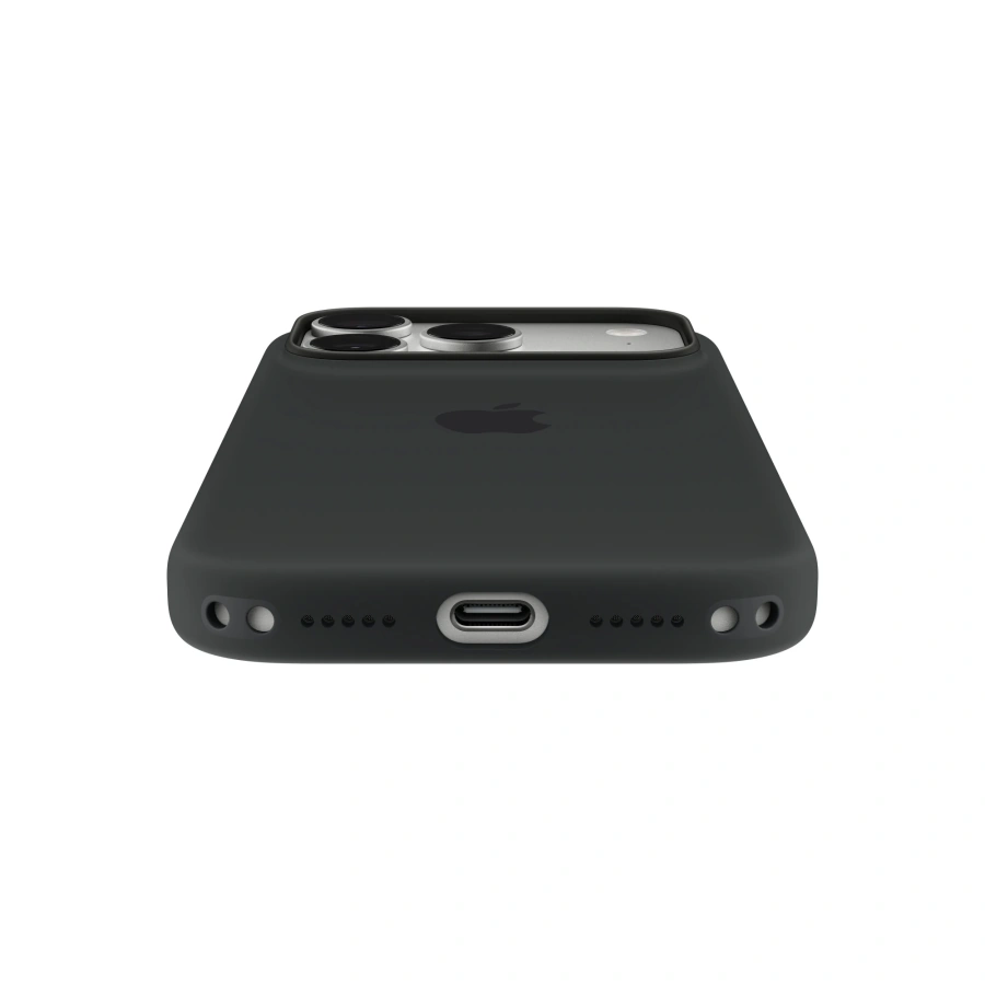 Чехол Apple iPhone 18 Pro / 17 Pro Silicone Case with MagSafe Lux Copy - Black