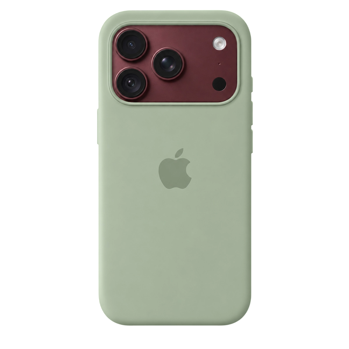 Чехол Apple iPhone 18 Pro / 17 Pro Silicone Case with MagSafe Lux Copy - Light Moss