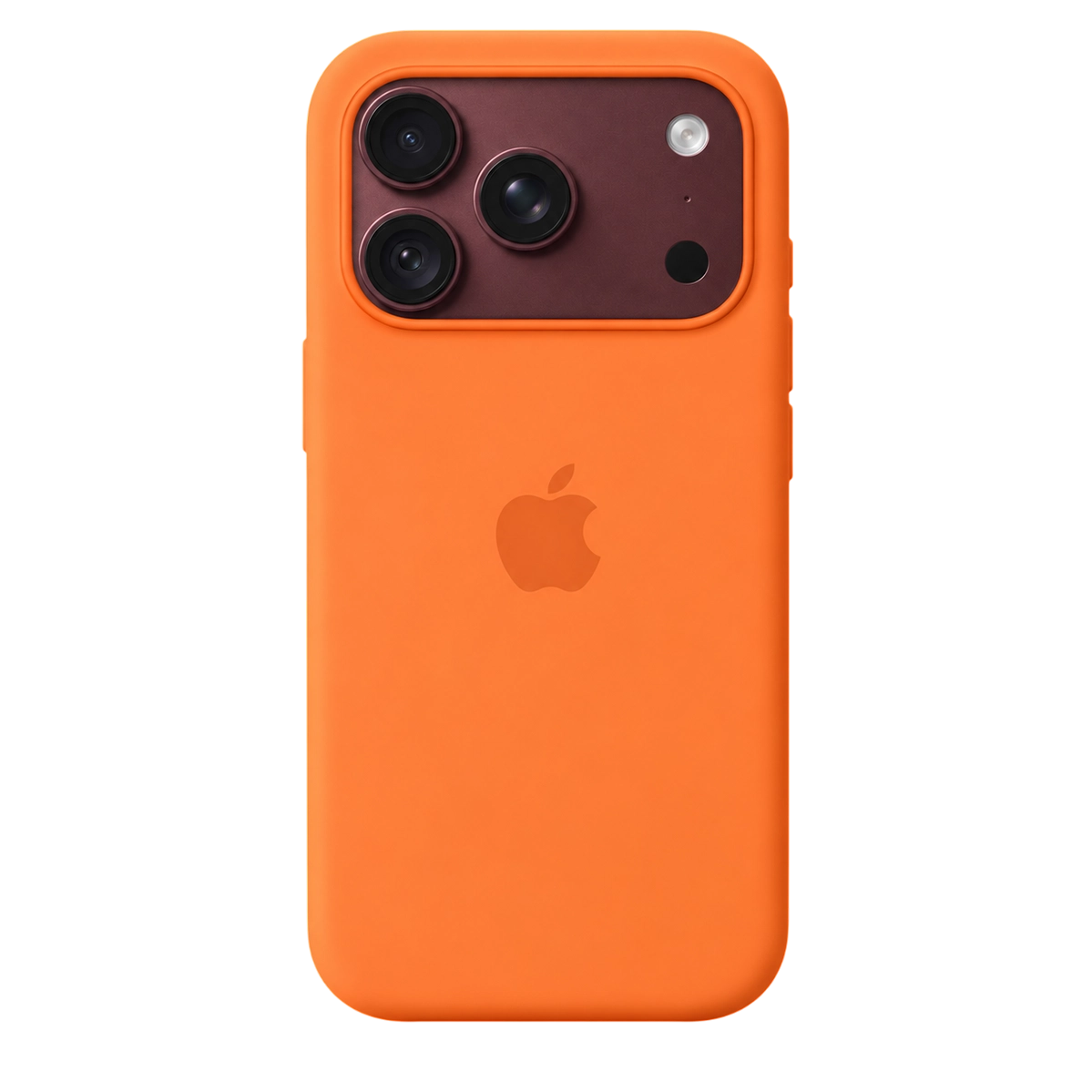 Чехол Apple iPhone 18 Pro / 17 Pro Silicone Case with MagSafe Lux Copy - Orange