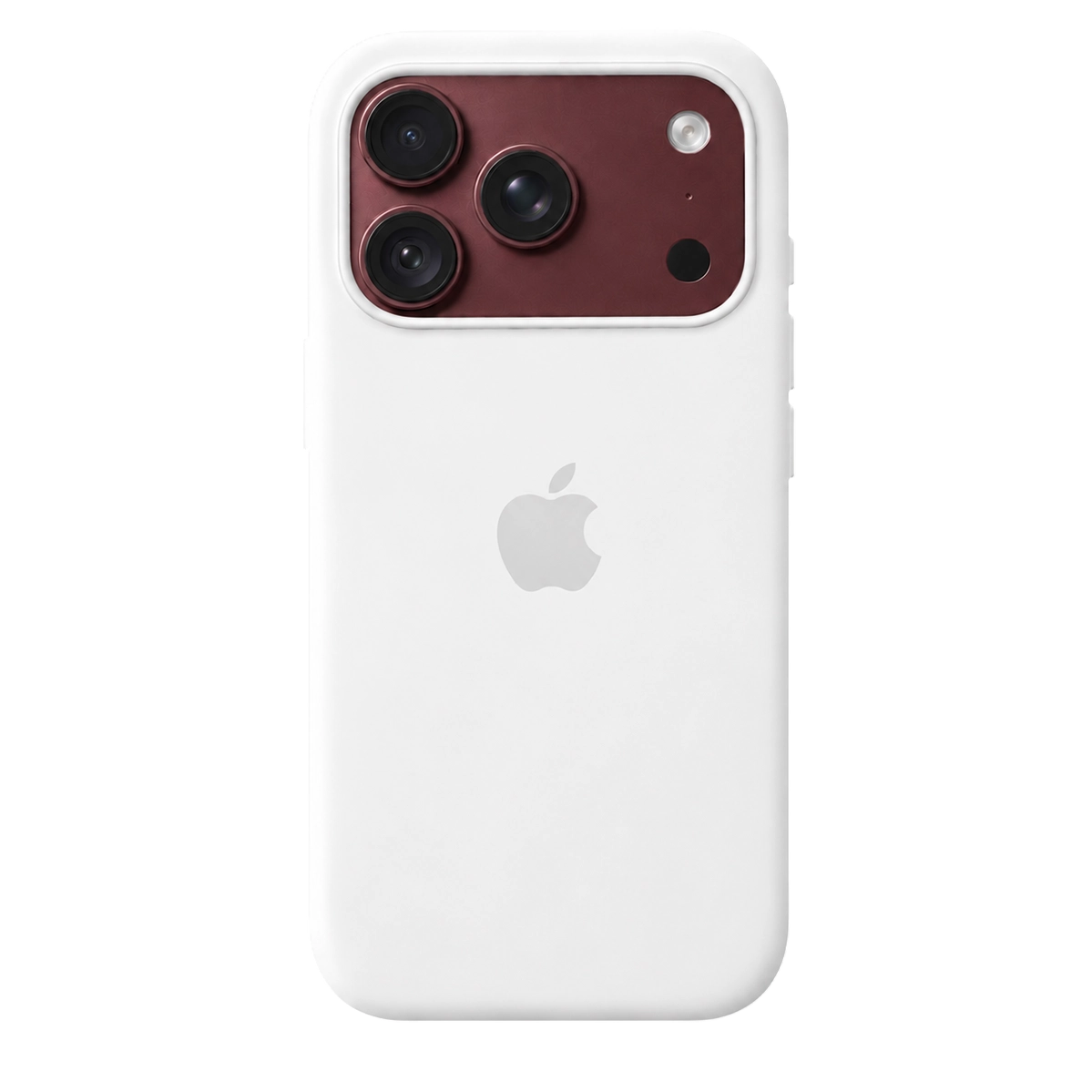 Чехол Apple iPhone 18 Pro / 17 Pro Silicone Case with MagSafe Lux Copy - White
