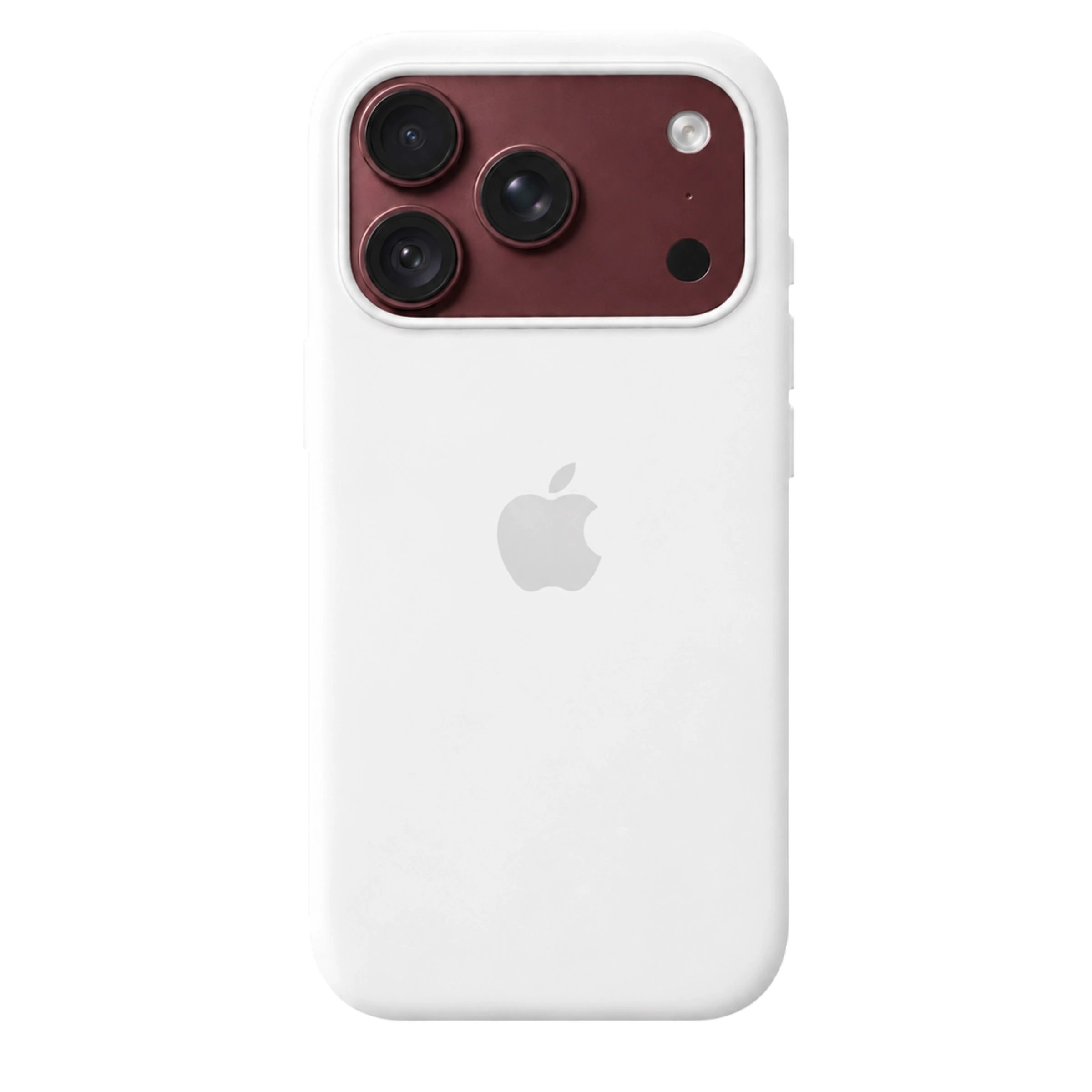 Чехол Apple iPhone 18 Pro / 17 Pro Silicone Case with MagSafe Lux Copy - White