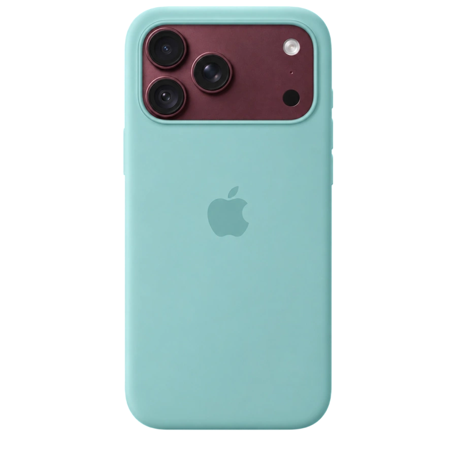 Чехол Apple iPhone 18 Pro Max / 17 Pro Max Silicone Case with MagSafe Lux Copy - Aquamarine