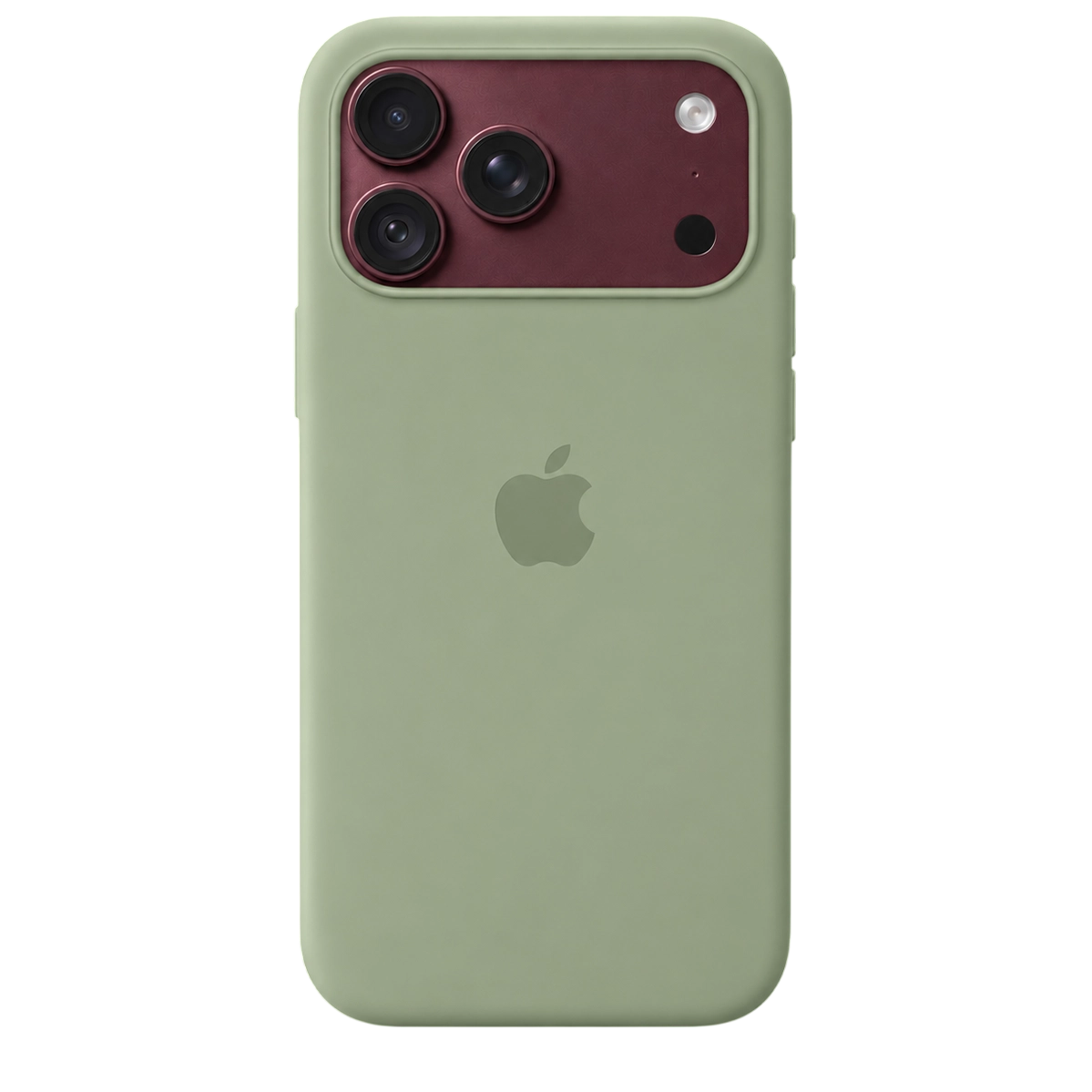 Чехол Apple iPhone 18 Pro Max / 17 Pro Max Silicone Case with MagSafe Lux Copy - Light Moss