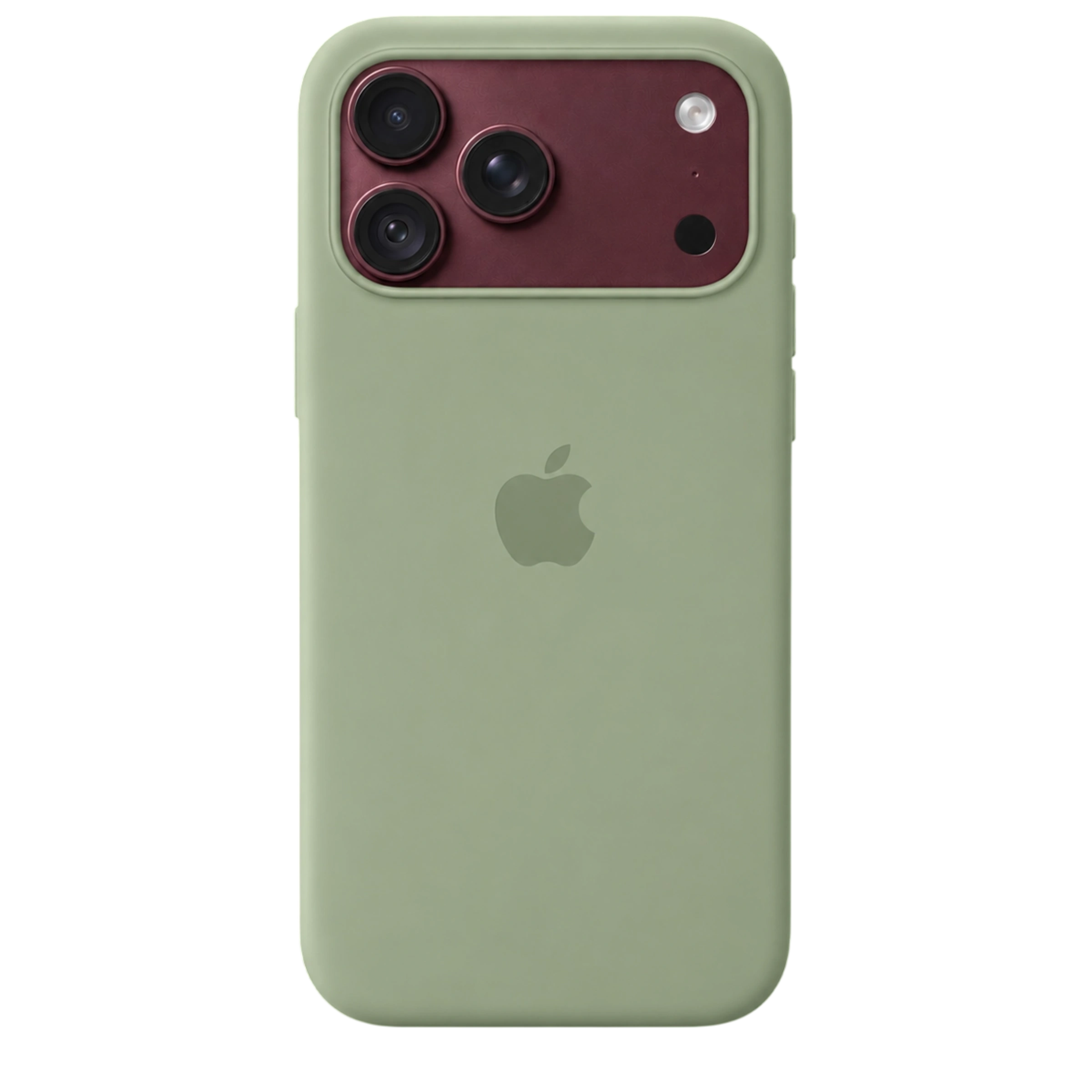 Чехол Apple iPhone 18 Pro Max / 17 Pro Max Silicone Case with MagSafe Lux Copy - Light Moss