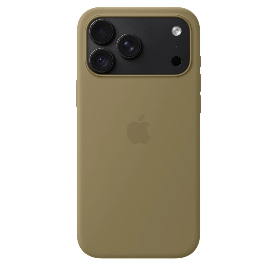 Чехол Apple iPhone 18 Pro Max / 17 Pro Max Silicone Case with MagSafe Lux Copy - Olive