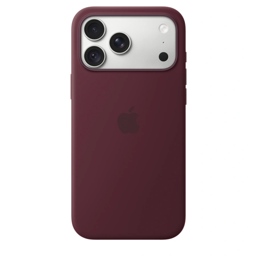 Чохол Apple iPhone 18 Pro Max Silicone Case with MagSafe – Burgundy (MK914)