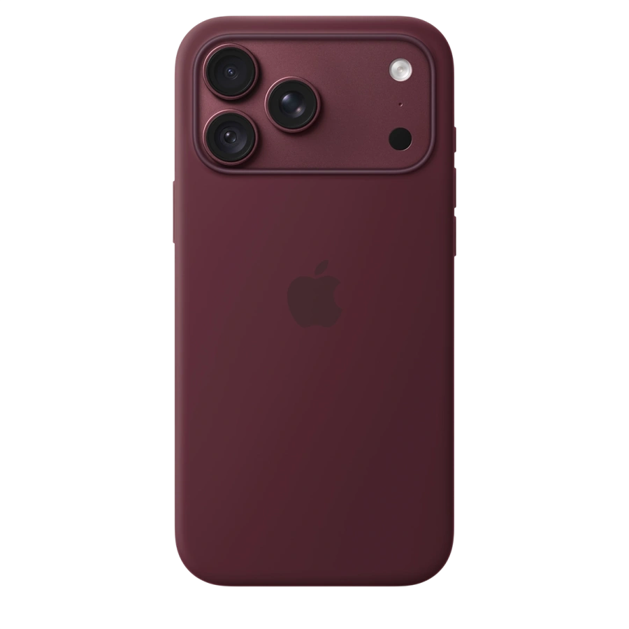 Чохол Apple iPhone 18 Pro Max Silicone Case with MagSafe – Burgundy (MK914)