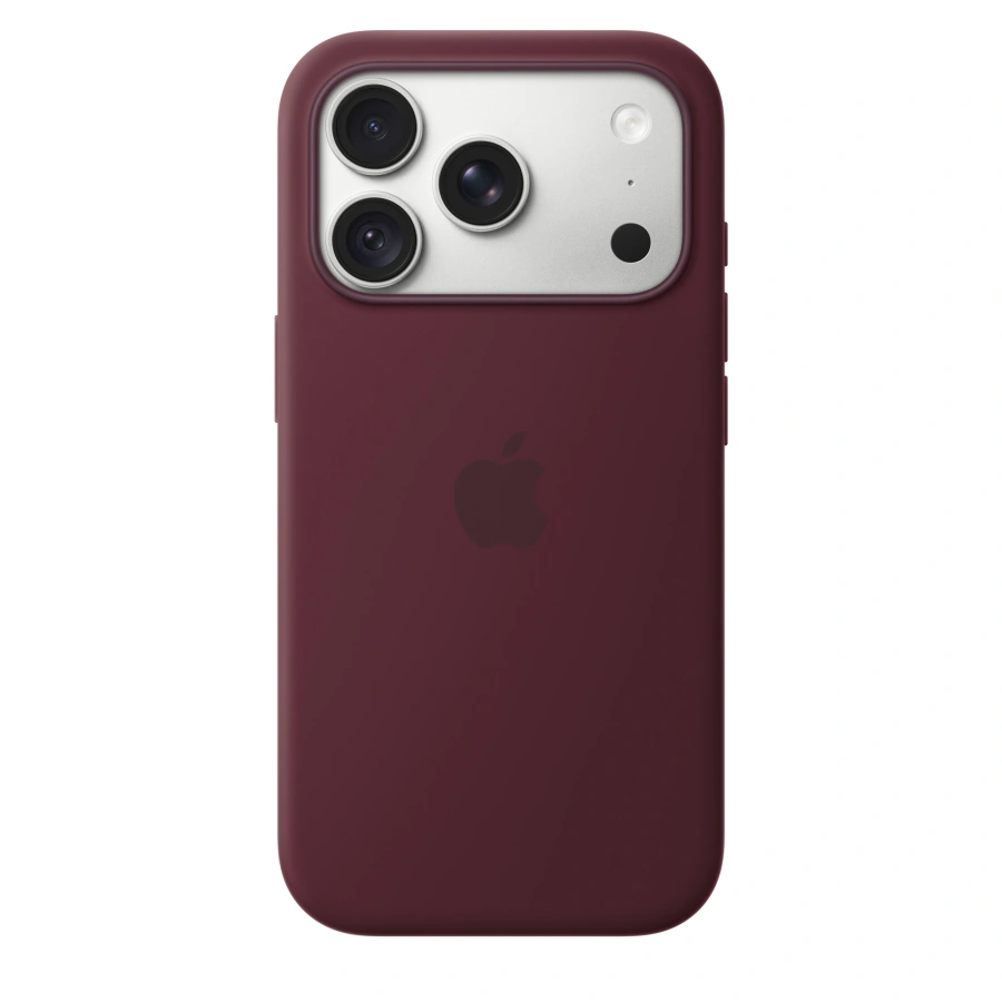 Чохол Apple iPhone 18 Pro Silicone Case with MagSafe - Burgundy (MK8U4)