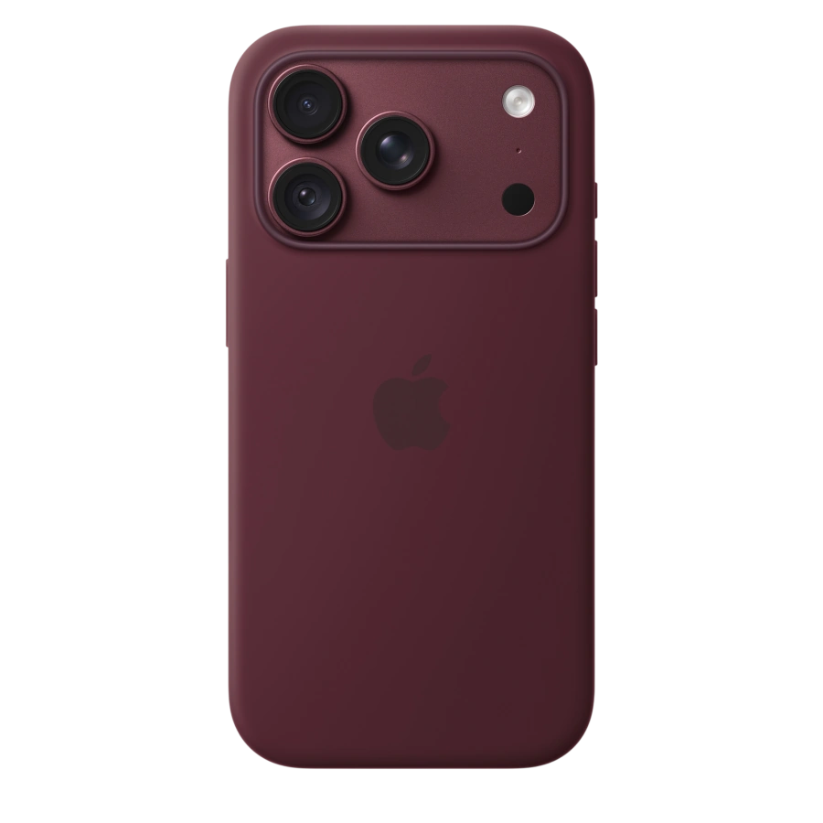 Чохол Apple iPhone 18 Pro Silicone Case with MagSafe - Burgundy (MK8U4)