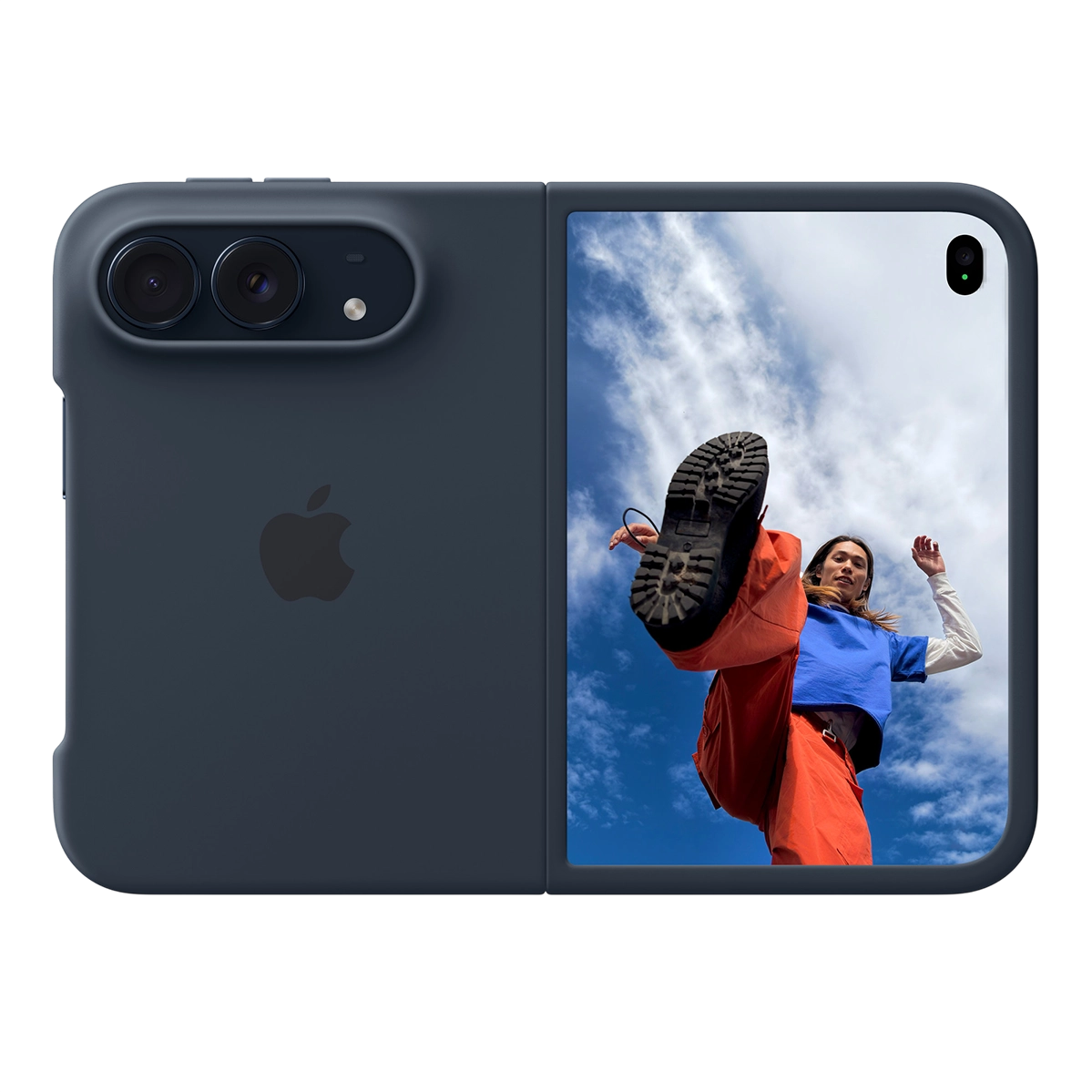 Чохол Apple iPhone Duo Case – Navy Blue (MKR84)
