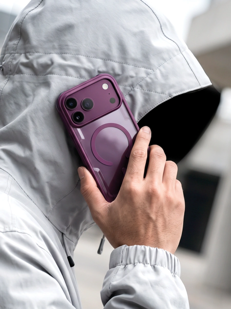 Чохол LAUT AERO MATTER case for iPhone 18 Pro Max - Burgundy (L_IP26D_AM_PU)