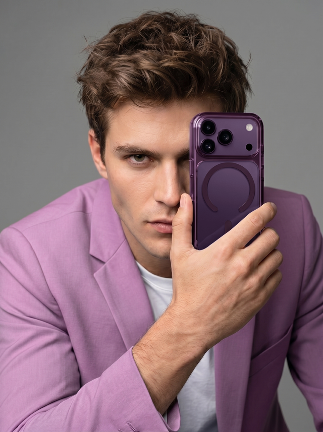 Чохол LAUT CRYSTAL FLURO case for iPhone 18 Pro Max - Clear Burgundy (L_IP26D_CF_PU)
