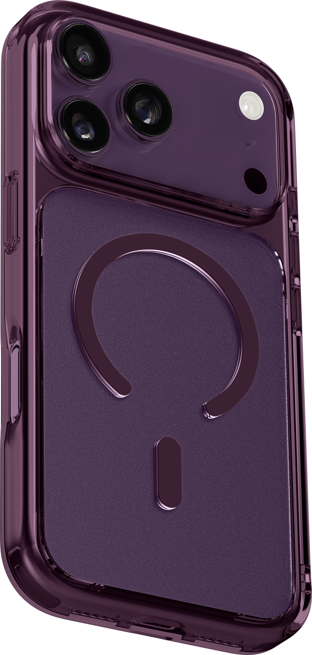 Чохол LAUT CRYSTAL FLURO case for iPhone 18 Pro Max - Clear Burgundy (L_IP26D_CF_PU)