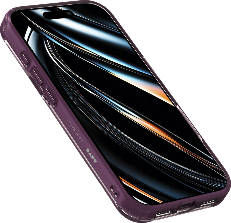 Чохол LAUT CRYSTAL FLURO case for iPhone 18 Pro Max - Clear Burgundy (L_IP26D_CF_PU)