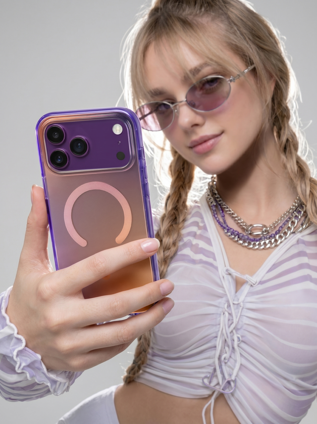 Чохол LAUT HUEX WAVE case for iPhone 18 Pro - Iris Purple (L_IP26B_HW_PU)