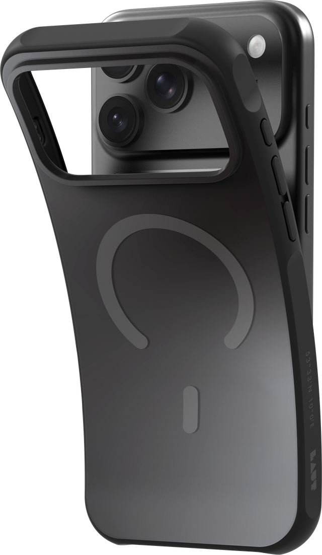 Чохол LAUT HUEX WAVE case for iPhone 18 Pro Max - Midnight Silver (L_IP26D_HW_BK)