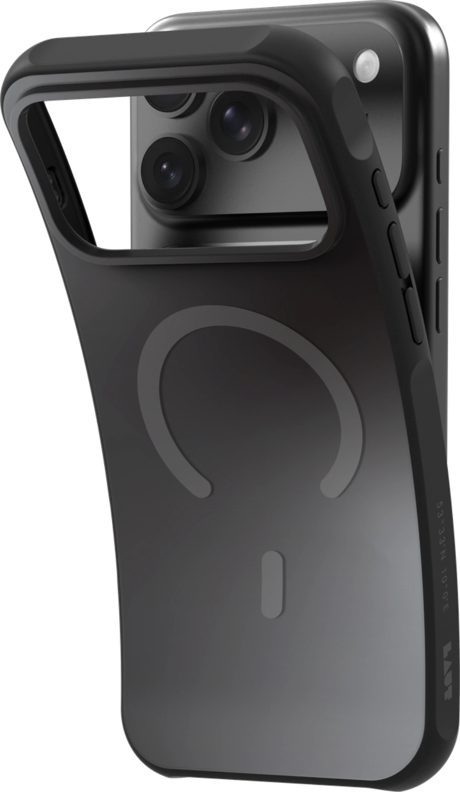 Чохол LAUT HUEX WAVE case for iPhone 18 Pro Max - Midnight Silver (L_IP26D_HW_BK)