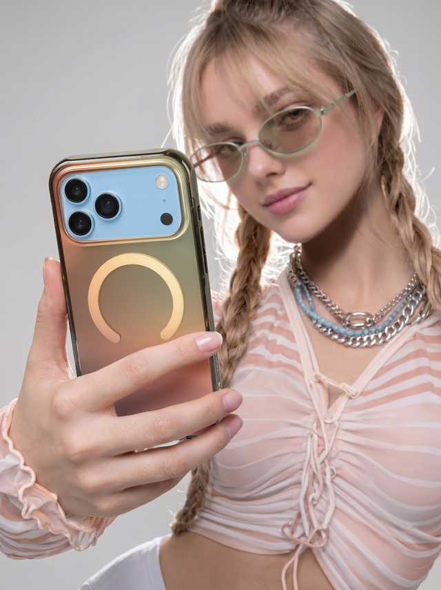Чохол LAUT HUEX WAVE case for iPhone 18 Pro Max - Sunset Gold (L_IP26D_HW_GD)
