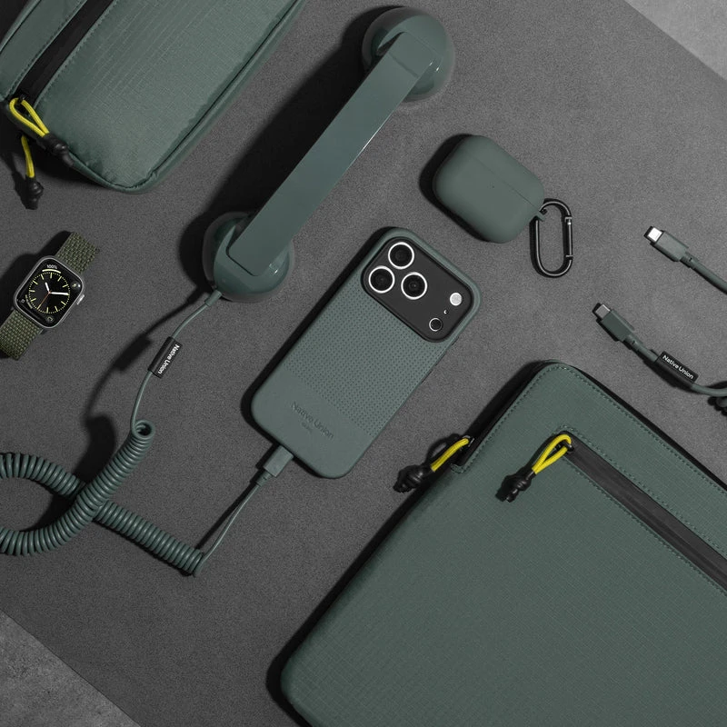 Чохол Native Union Active Case for iPhone 18 Pro/17 Pro - Slate Green (ACTCSE-GRN-NP26P)