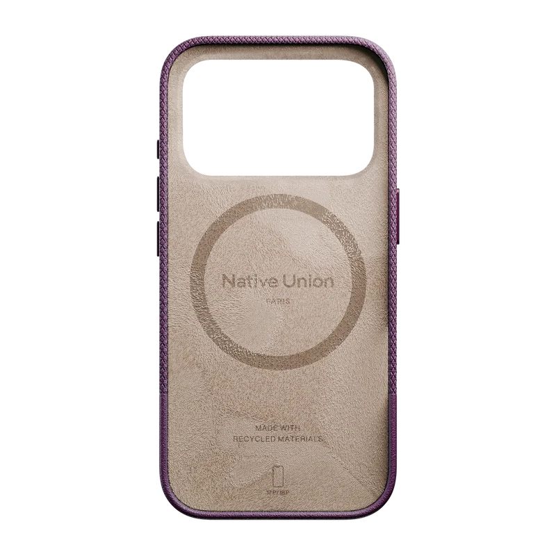 Чохол Native Union (Re)Classic Case for iPhone 18 Pro/17 Pro - Burgundy (RECLA-BGY-NP26P)