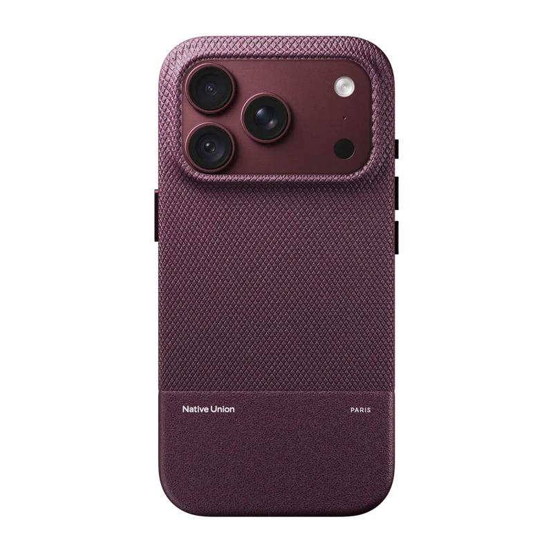 Чохол Native Union (Re)Classic Case for iPhone 18 Pro/17 Pro - Burgundy (RECLA-BGY-NP26P)
