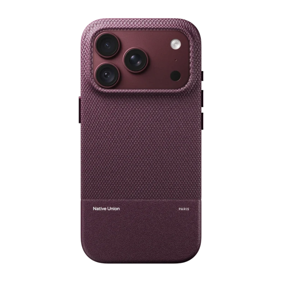 Чохол Native Union (Re)Classic Case for iPhone 18 Pro/17 Pro - Burgundy (RECLA-BGY-NP26P)