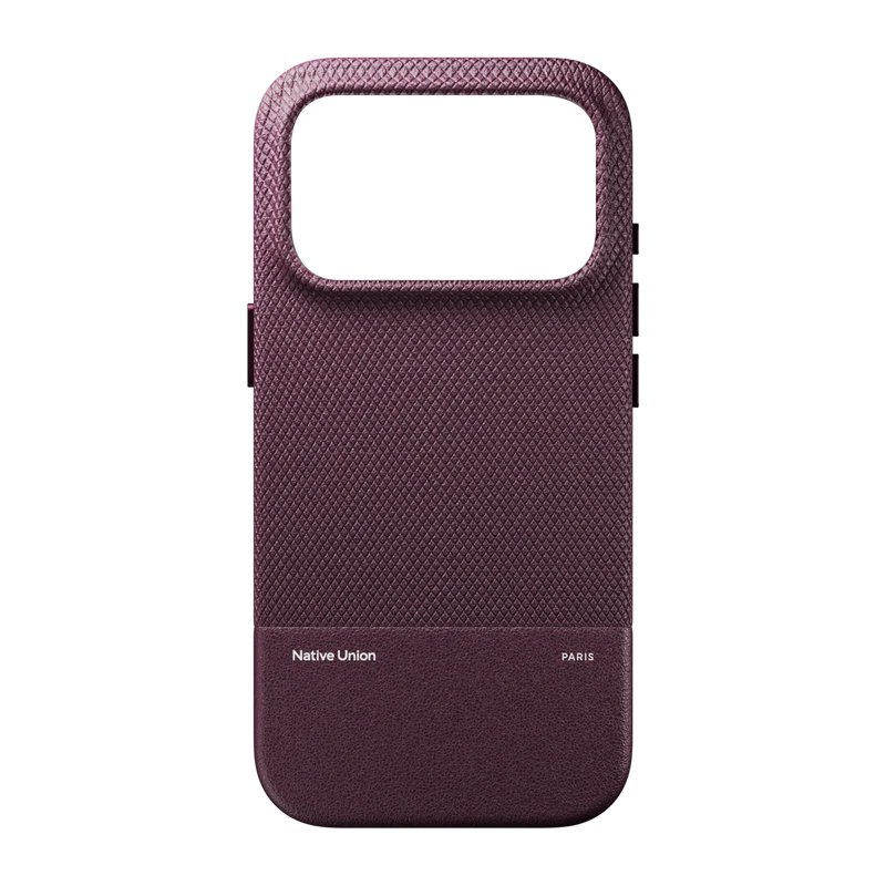 Чохол Native Union (Re)Classic Case for iPhone 18 Pro/17 Pro - Burgundy (RECLA-BGY-NP26P)