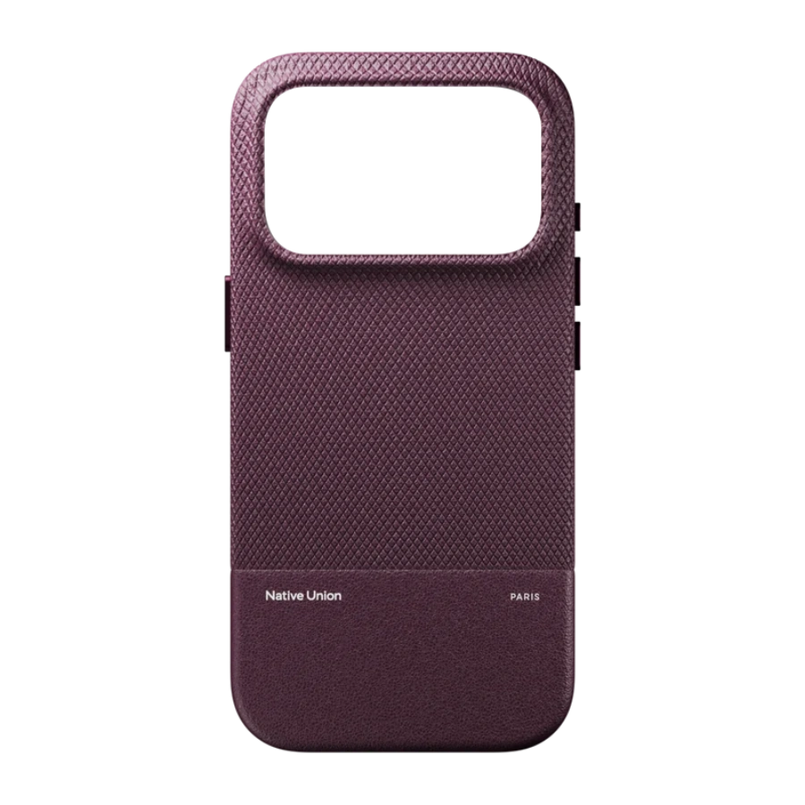 Чохол Native Union (Re)Classic Case for iPhone 18 Pro/17 Pro - Burgundy (RECLA-BGY-NP26P)