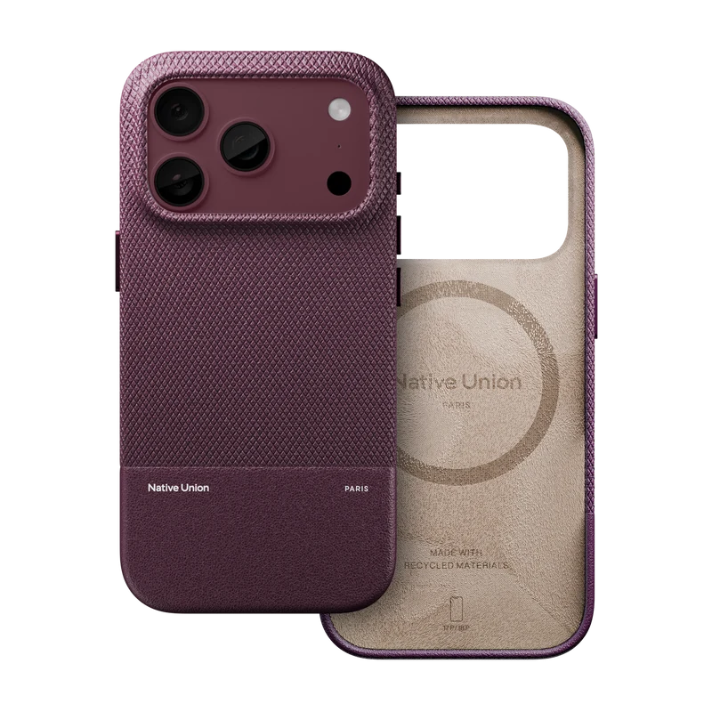 Чохол Native Union (Re)Classic Case for iPhone 18 Pro/17 Pro - Burgundy (RECLA-BGY-NP26P)