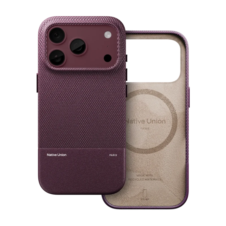 Чохол Native Union (Re)Classic Case for iPhone 18 Pro/17 Pro - Burgundy (RECLA-BGY-NP26P)