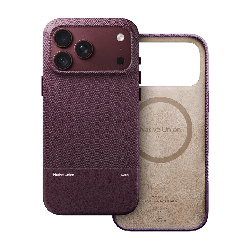 Чохол Native Union (Re)Classic Case for iPhone 18 Pro Max/17 Pro Max - Burgundy (RECLA-BGY-NP26PM)