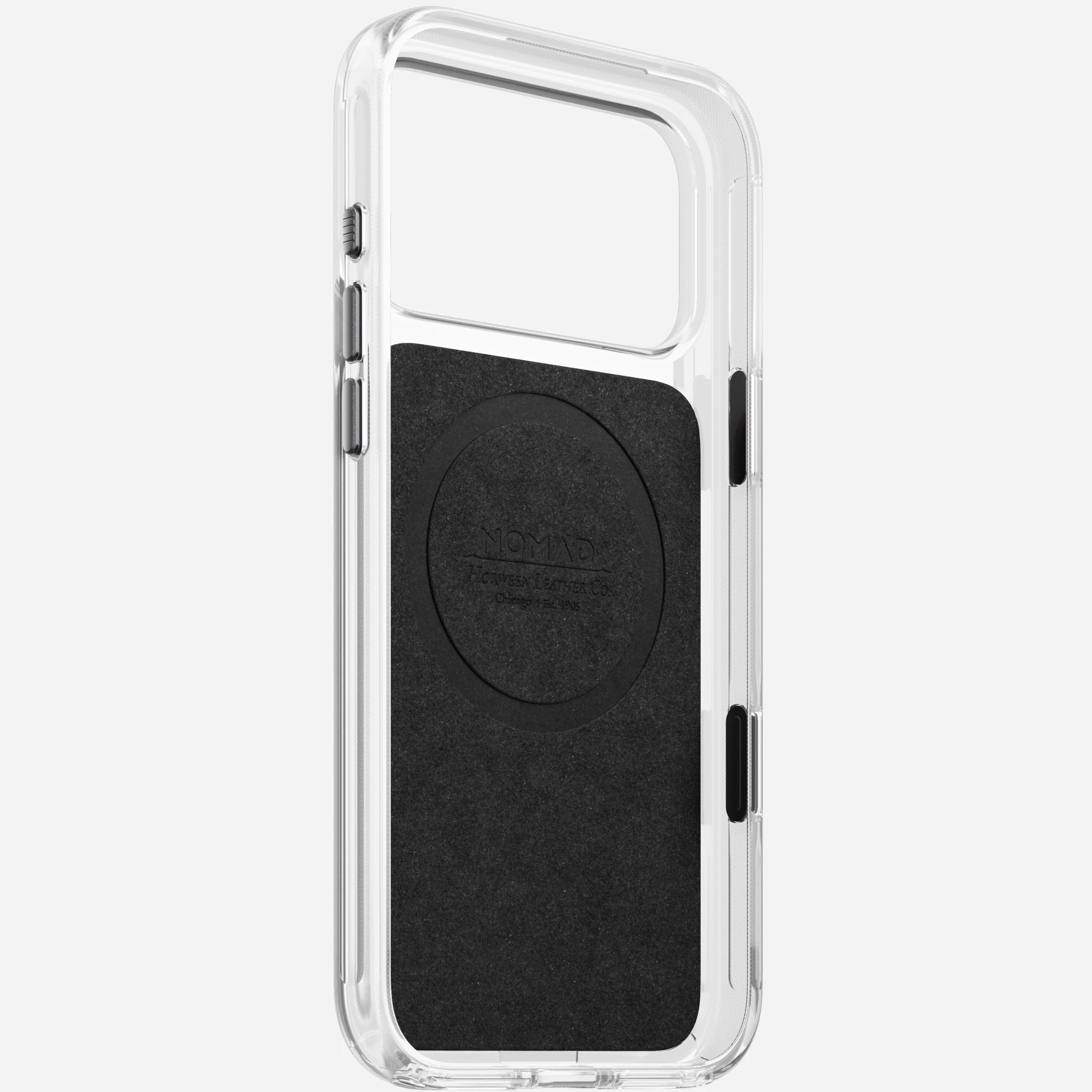 Чохол Nomad Clear Horween Leather Case for iPhone 18 Pro/17 Pro - Rustic Brown (NM017774858)