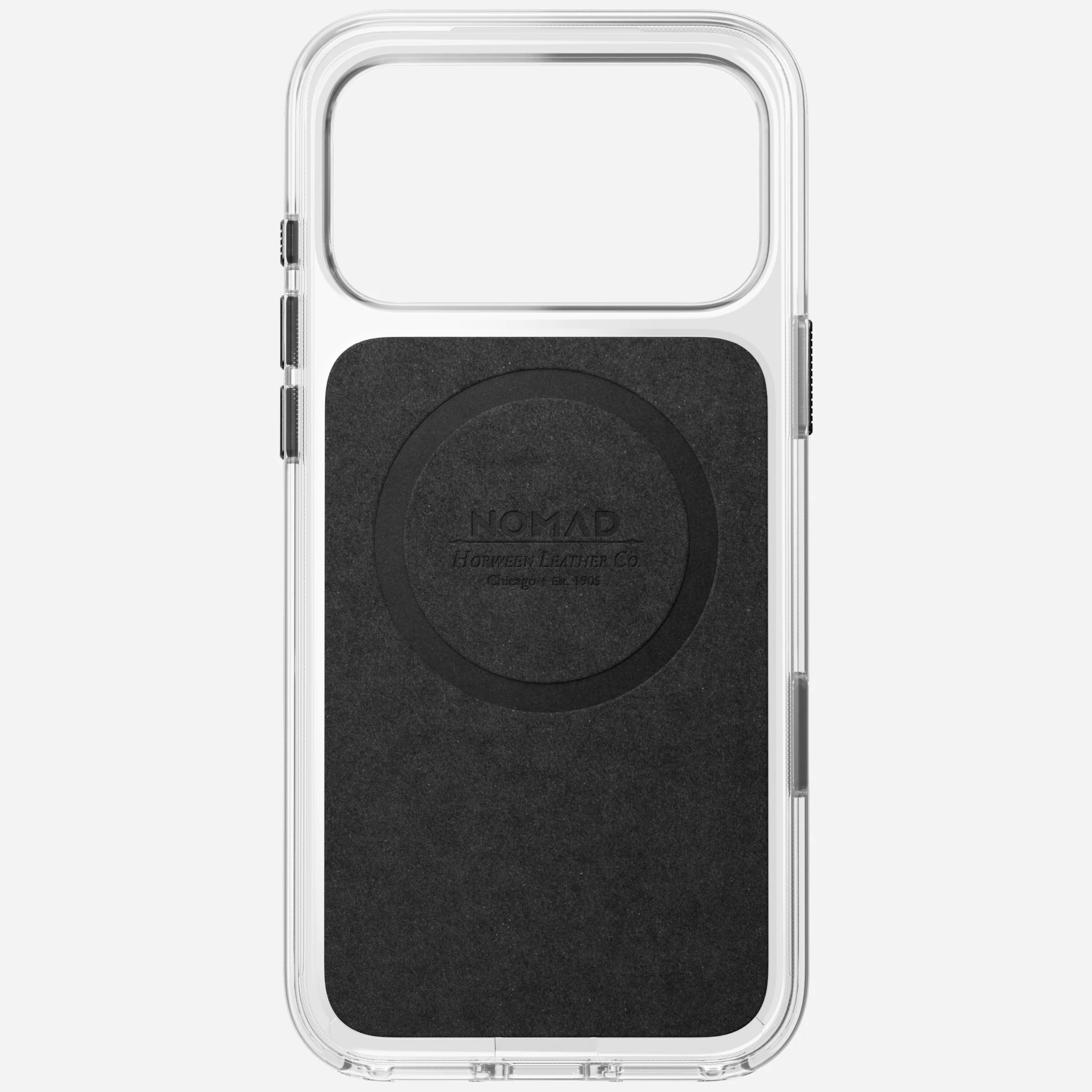 Чохол Nomad Clear Horween Leather Case for iPhone 18 Pro/17 Pro - Rustic Brown (NM017774858)
