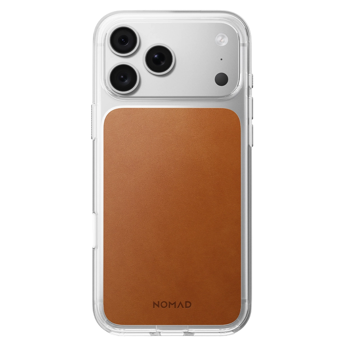 Чохол Nomad Clear Horween Leather Case for iPhone 18 Pro/17 Pro - Saddle (NM017743858)