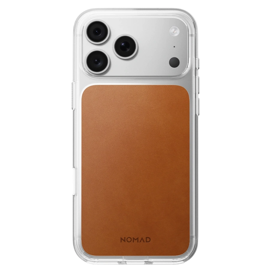 Чохол Nomad Clear Horween Leather Case for iPhone 18 Pro/17 Pro - Saddle (NM017743858)