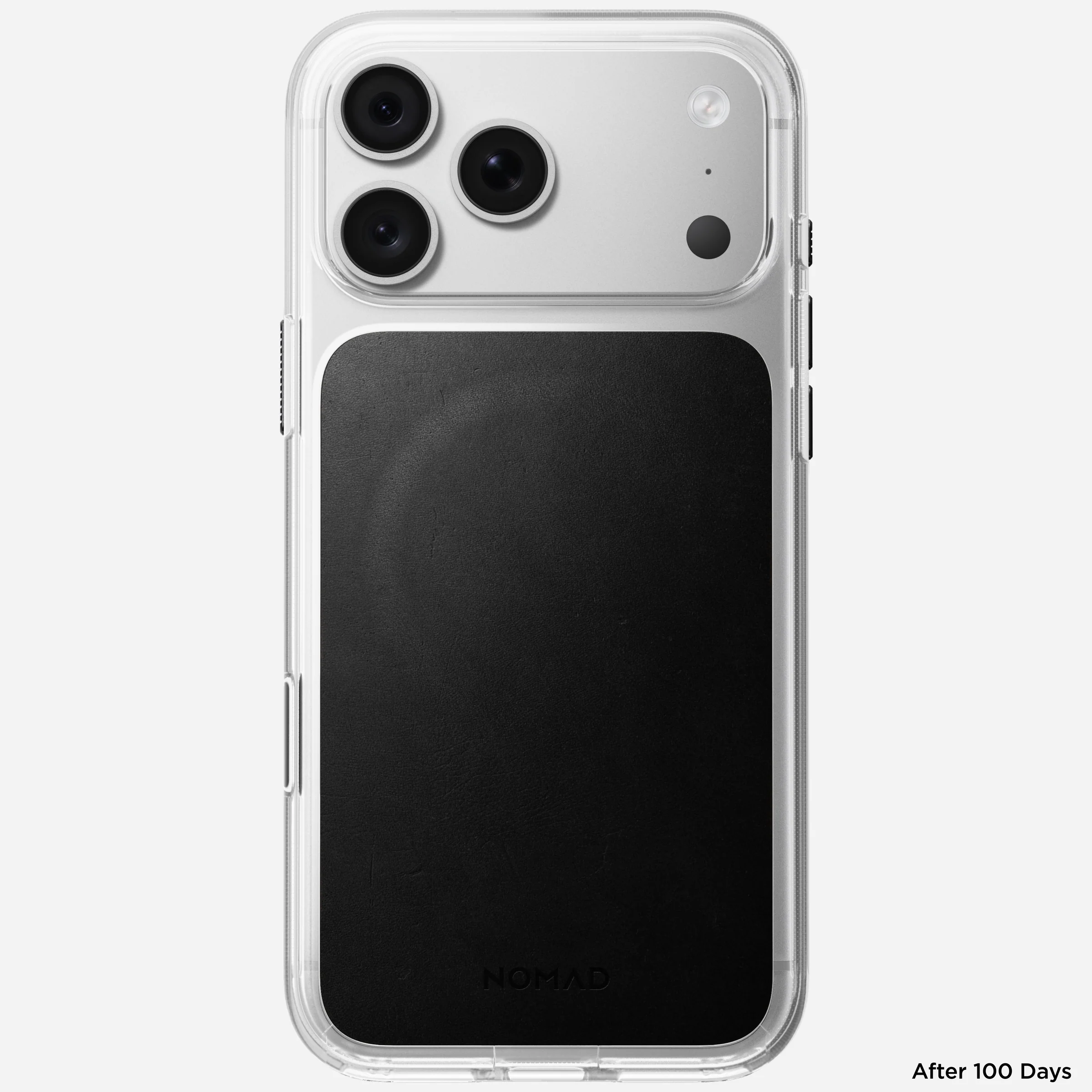 Чохол Nomad Clear Horween Leather Case for iPhone 18 Pro/17 Pro - Black (NM017781858)