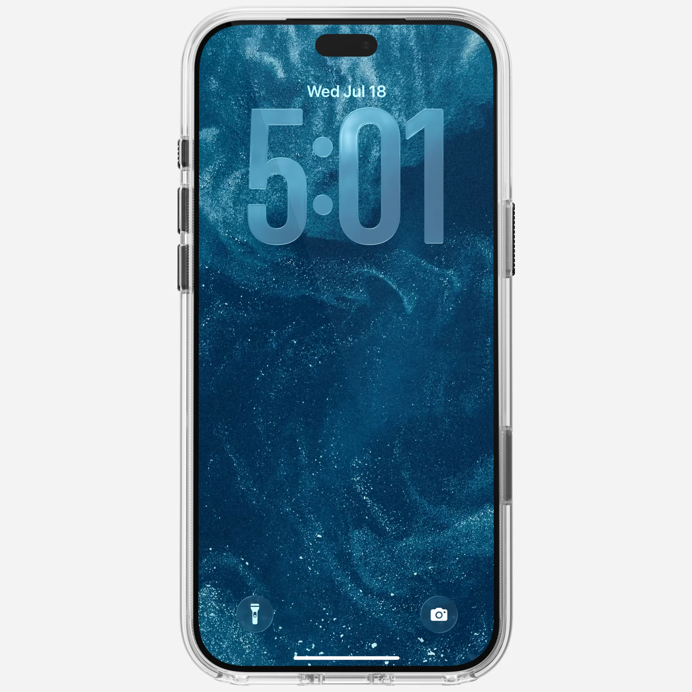 Чохол Nomad Clear Horween Leather Case for iPhone 18 Pro/17 Pro - Black (NM017781858)