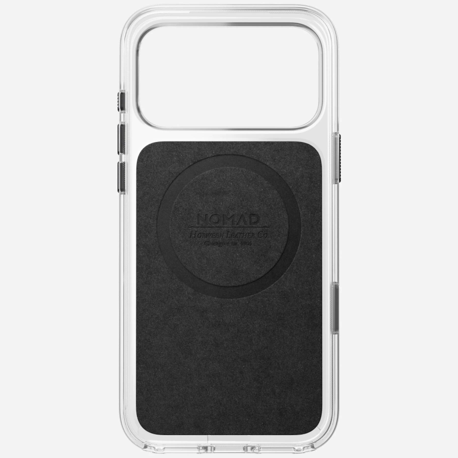 Чохол Nomad Clear Horween Leather Case for iPhone 18 Pro/17 Pro - Black (NM017781858)